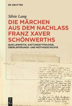 Cover Die Märchen aus dem Nachlass Franz Xaver Schönwerths