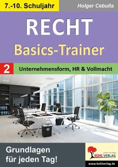 Cover Recht - Basics-Trainer / Band 2: Unternehmensform, Handelsregister und Vollmacht
