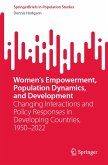 Women's Empowerment, Population Dynamics, and Development (eBook, PDF)