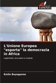 L'Unione Europea "esporta" la democrazia in Africa L'Unione Europea "esporta" la democrazia in Africa