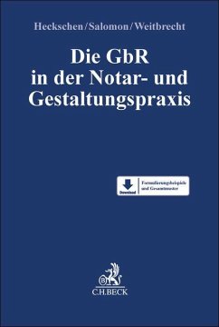 Cover Die GbR in der Notar- und Gestaltungspraxis