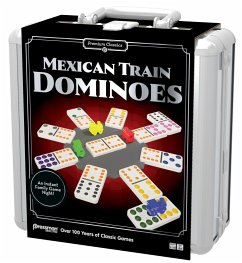 Cover Classics Mexican Train Domino in Aluminiumkoffer