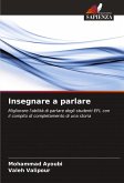 Insegnare a parlare Insegnare a parlare
