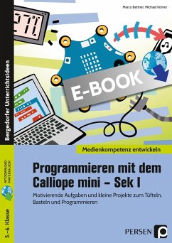 Cover Programmieren mit dem Calliope mini - Sek I (eBook, PDF)