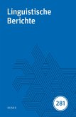 Linguistische Berichte Heft 281 (eBook, PDF) Linguistische Berichte Heft 281 (eBook, PDF)