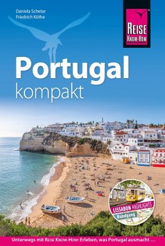 Reise Know-How Reiseführer Portugal kompakt - Schetar, Daniela;Köthe, Friedrich