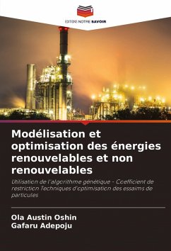 Cover Modélisation et optimisation des énergies renouvelables et non renouvelables