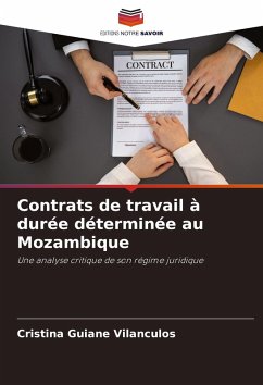 Cover Contrats de travail à durée déterminée au Mozambique