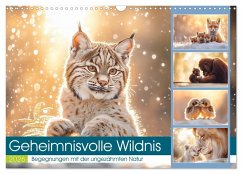 Cover Geheimnisvolle Wildnis (Wandkalender 2026 DIN A3 quer), CALVENDO Monatskalender