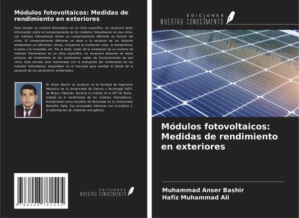 Módulos fotovoltaicos: Medidas de rendimiento en exteriores