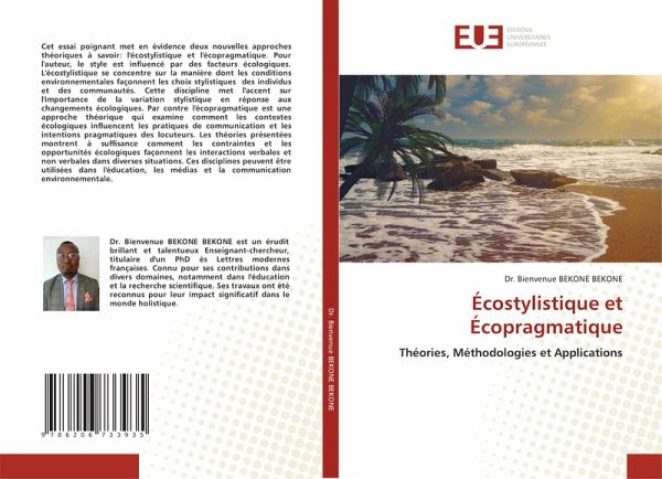 Écostylistique et Écopragmatique Écostylistique et Écopragmatique