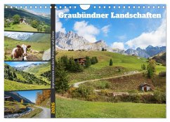 Graubündner Landschaften (Wandkalender 2026 DIN A4 quer), CALVENDO Monatskalender