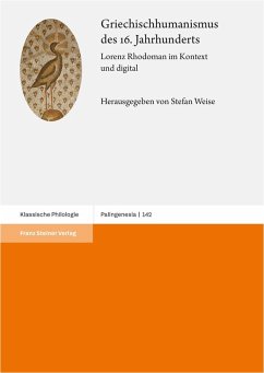 Cover Griechischhumanismus des 16. Jahrhunderts