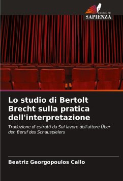 Lo studio di Bertolt Brecht sulla pratica dell'interpretazione - Georgopoulos Calló, Beatriz