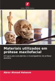 Materiais utilizados em prótese maxilofacial Materiais utilizados em prótese maxilofacial