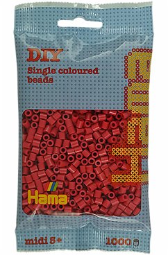 Cover Hama 207-114 - Perlenbeutel 1000 Stck. Kirschrot