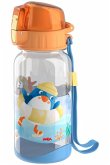 HABA 2012444001 - Trinkflasche Pinguin, bruchsicher, 400 ml, Höhe: 18 cm