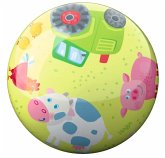 HABA 2012745001 - Ball Bauernhof-Tiere, mit Ventil, Kunststoff, 22 cm