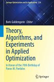 Theory, Algorithms, and Experiments in Applied Optimization