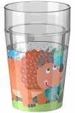 Glitzerbecher, Dino Motiv 2