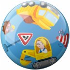 HABA 2012750001 - Ball Baustelle, mit Ventil, Kunststoff, 14 cm