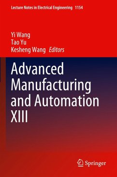 Cover Advanced Manufacturing and Automation XIII