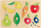 HABA 2011811001 - Greifpuzzle Obst und Gemüse, 8-teiliges Holzpuzzle HABA 2011811001 - Greifpuzzle Obst und Gemüse, 8-teiliges Holzpuzzle