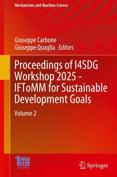 Cover Proceedings of I4SDG Workshop 2025 - IFToMM for Sustainable Development Goals