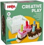 HABA 2012312001 - Creative Play Geburtstagstorte im Tortenkarton, 12-teilig, Zubehör für Kaufladen/Spielküche HABA 2012312001 - Creative Play Geburtstagstorte im Tortenkarton, 12-teilig, Zubehör für Kaufladen/Spielküche