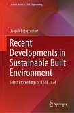 Recent Developments in Sustainable Built Environment Recent Developments in Sustainable Built Environment