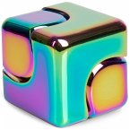 Fidget Spinner Cube - Multicoloured Metallic - Ein hochwertiger 360° Fidget Sp