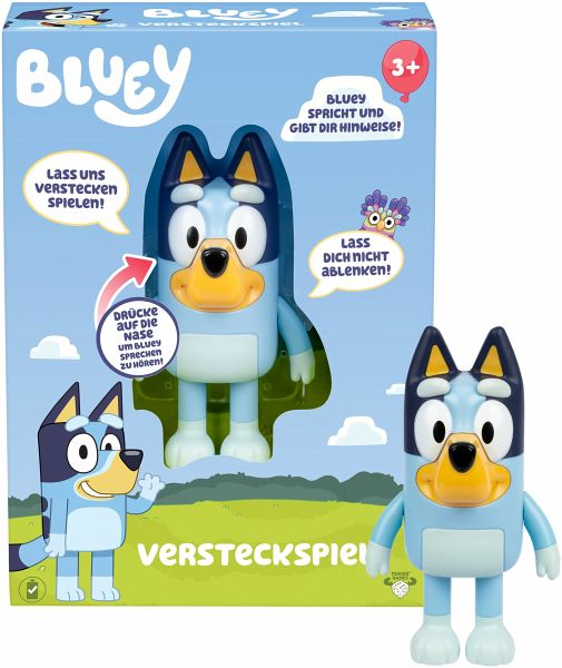 Moose Toys 300319 - BLUEY-Versteckspiel, elektronische Bluey-Figur (15cm) mit Timer Moose Toys 300319 - BLUEY-Versteckspiel, elektronische Bluey-Figur (15cm) mit Timer