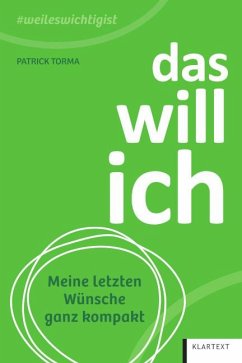 Cover Das will ich