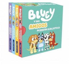 Cover Bluey. Libro juguete - Bluey y sus amigos. Pequeña biblioteca (edición en español)
