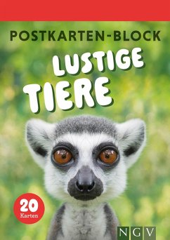 Cover Postkartenblock Lustige Tiere