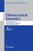 Chinese Lexical Semantics (eBook, PDF)