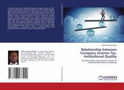 Cover Relationship between Company Income Tax, Institutional Quality
