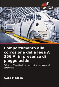 Comportamento alla corrosione della lega A 356 Al in presenza di piogge acide Cover Comportamento alla corrosione della lega A 356 Al in presenza di piogge acide