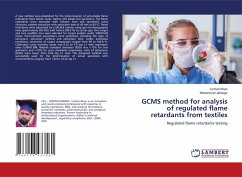 GCMS method for analysis of regulated flame retardants from textiles - Khan, Uzman;Jahangir, Muhammad