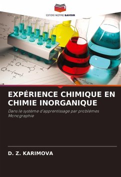 Cover EXPÉRIENCE CHIMIQUE EN CHIMIE INORGANIQUE