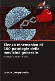Elenco mnemonico di 100 patologie della medicina generale Elenco mnemonico di 100 patologie della medicina generale