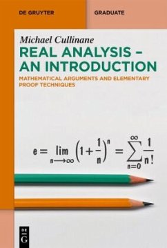 Real Analysis - An Introduction - Cullinane, Michael Real Analysis - An Introduction - Cullinane, Michael