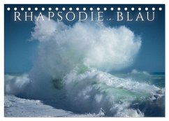 Rhapsodie in Blau (Tischkalender 2026 DIN A5 quer), CALVENDO Monatskalender