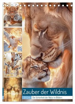 Cover Zauber der Wildnis (Tischkalender 2026 DIN A5 hoch), CALVENDO Monatskalender