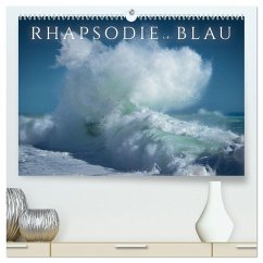 Rhapsodie in Blau (hochwertiger Premium Wandkalender 2026 DIN A2 quer), Kunstdruck in Hochglanz