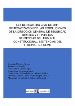 Cover Ley de Registro Civil de 2011 (eBook, PDF)