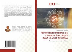 Cover RÉPARTITION OPTIMALE DE L'ÉNERGIE ÉLECTRIQUE DANS LA VILLE DE GOMA