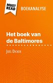 Het boek van de Baltimores van Joël Dicker (Boekanalyse) Het boek van de Baltimores van Joël Dicker (Boekanalyse)