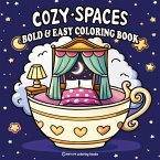 Bold & Easy Cozy Spaces Coloring Book