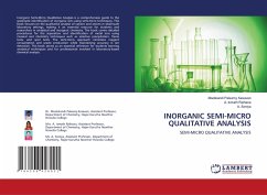 Cover INORGANIC SEMI-MICRO QUALITATIVE ANALYSIS
